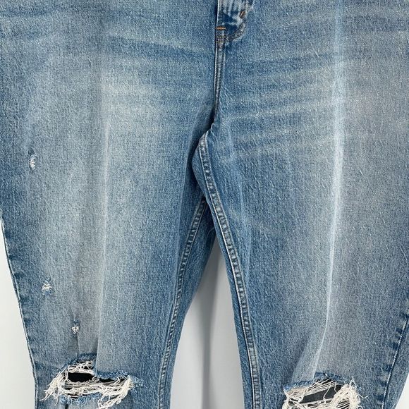 Abercrombie & Fitch 90's Skinny High Rise Jeans Distressed Plus 24 Long New - Picture 5 of 14